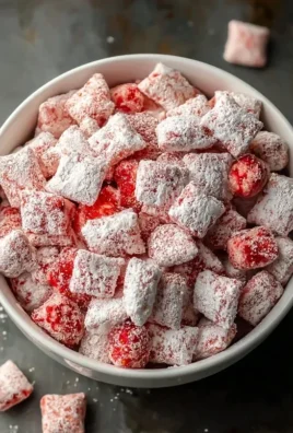 Easy Strawberry Shortcake Puppy Chow