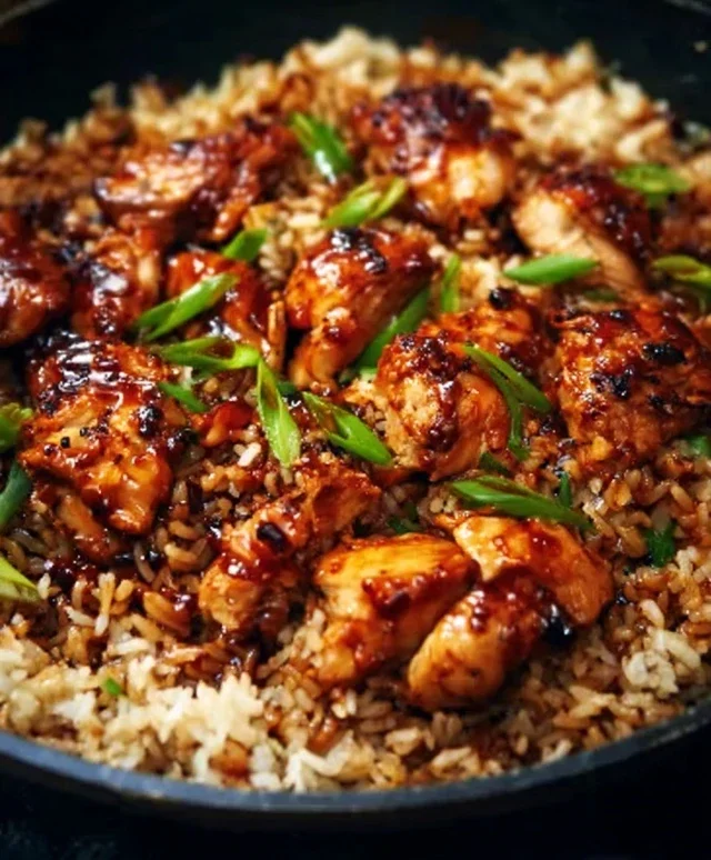 One-Pan Bold Honey BBQ Chicken Rice