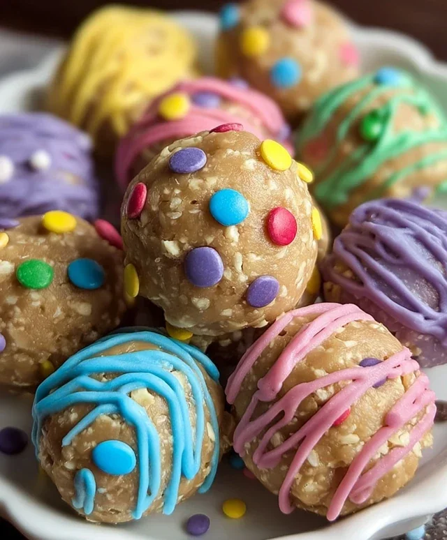 Easter Egg Cookie Dough Bites