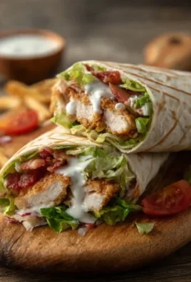 Crispy Chicken Beef Beef Bacon Ranch Wrap