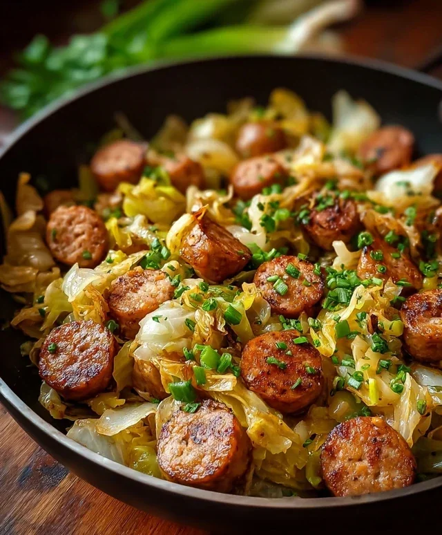 Easy Sausage and Cabbage Stir Fry