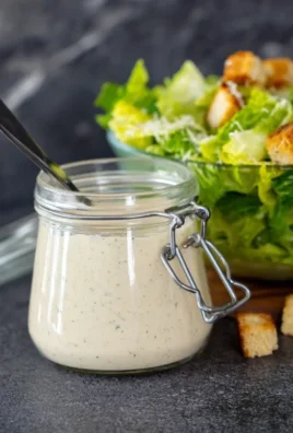 Homemade Caesar Salad Dressing