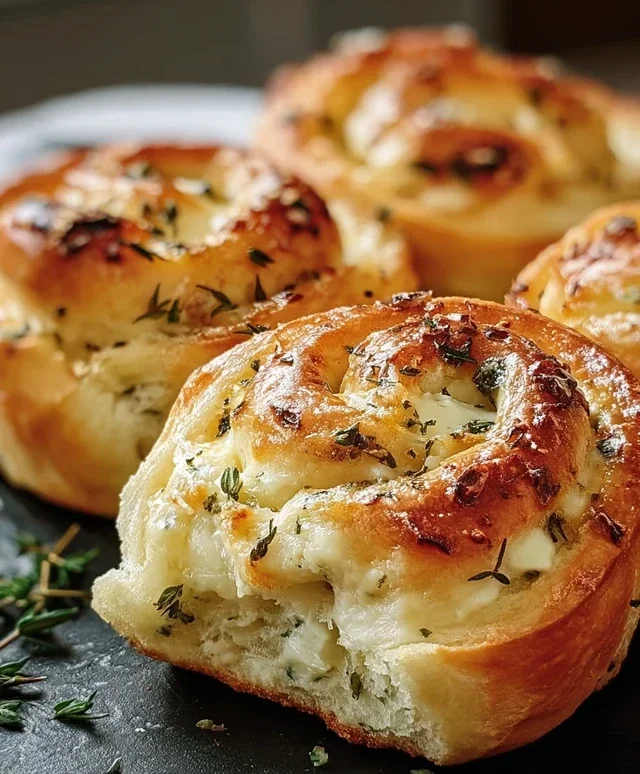 Sourdough Herb and Cheese Rolls