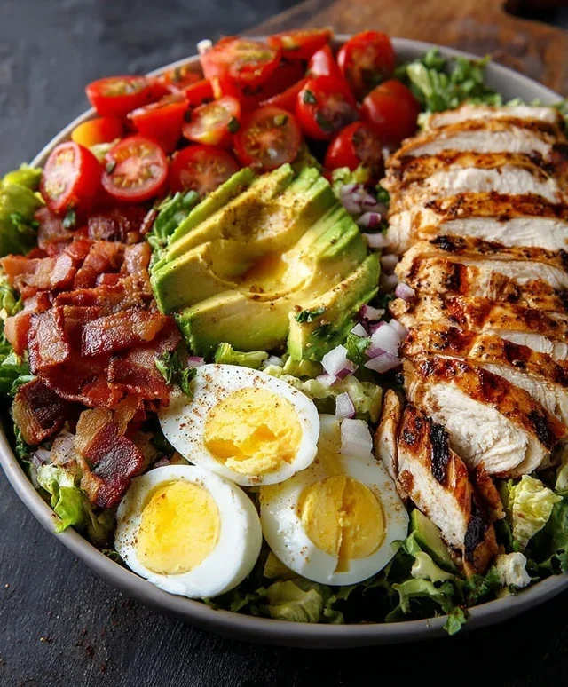 Pnon-non-non-alcoholic alternativeic non-alcoholic aleo Grilled Chicken Cobb Salad