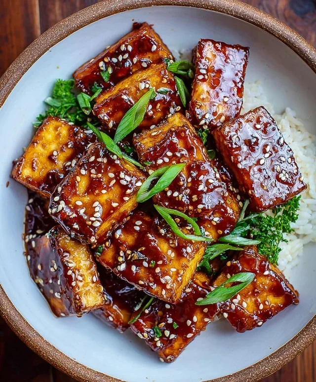 Crispy Sticky Tofu