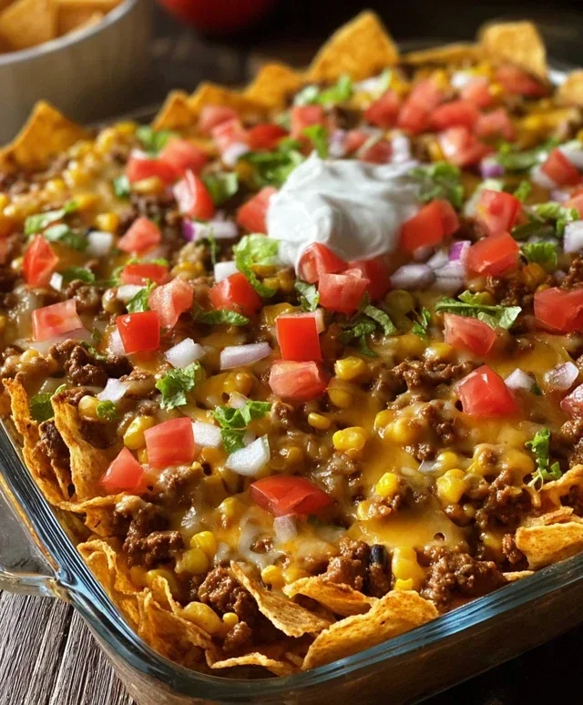 Walking Taco Casserole