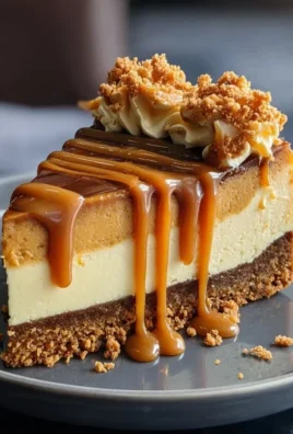 Cookie Butter Caramel Cheesecake