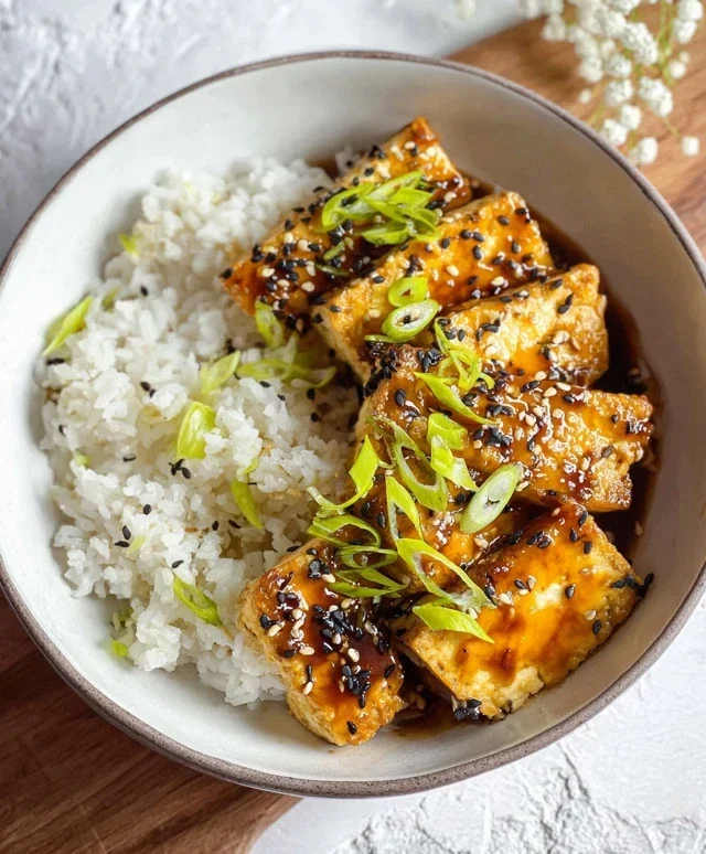 Honey Garlic Tofu