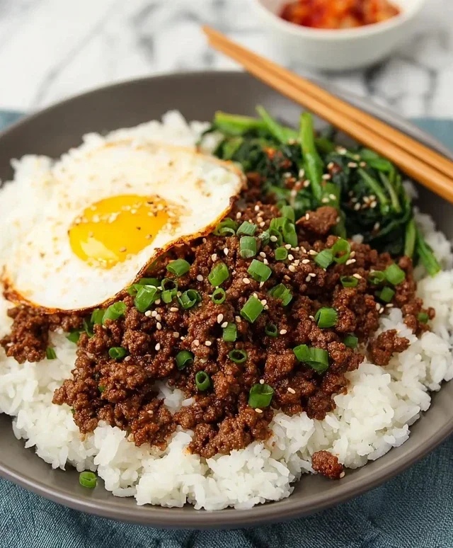 Korean Ground Beef Bowl (25-Minutes)