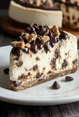 No Bake Cookie Dough Cheesecake