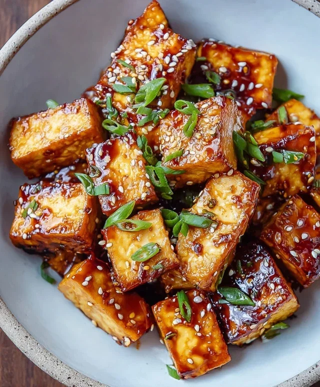 Crispy Sticky Tofu