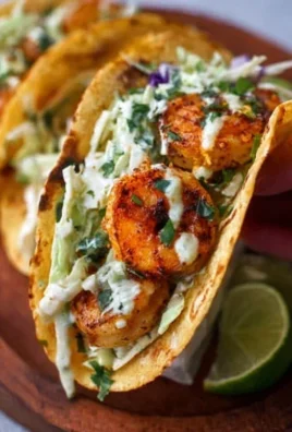 Cilantro Lime Shrimp Tacos with Creamy Slaw