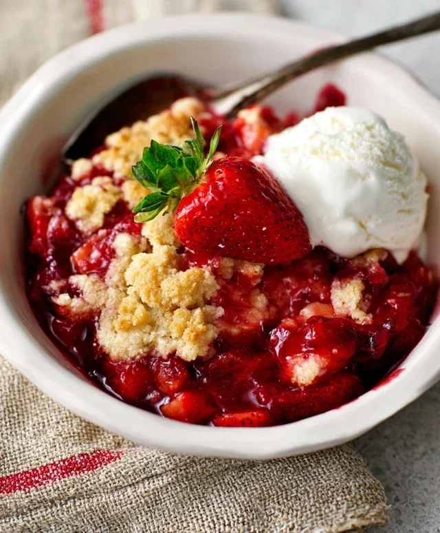 Strawberry Cobbler