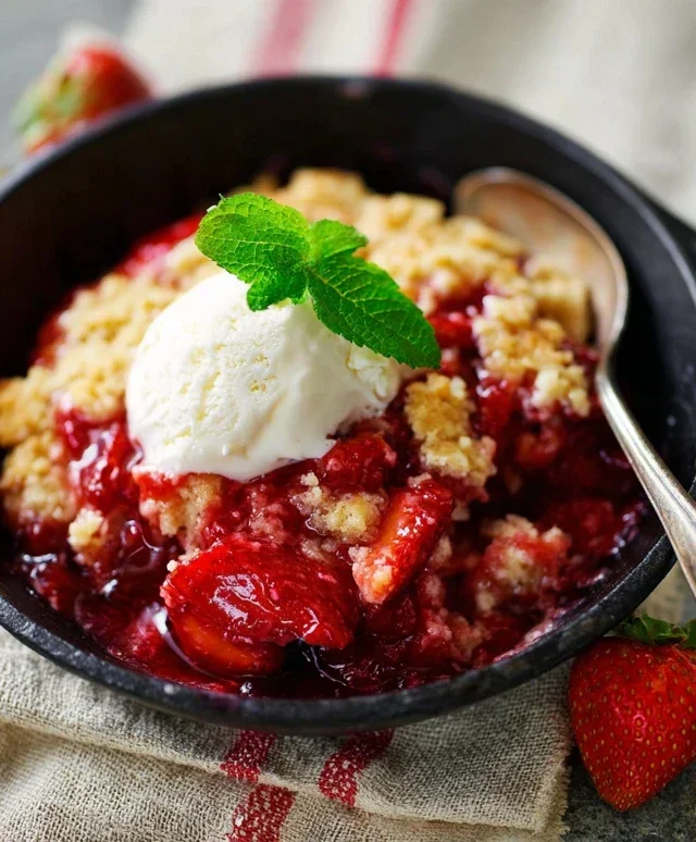 Strawberry Cobbler