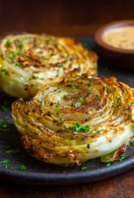 Oven Roasted Garlic Cabbage Steaks