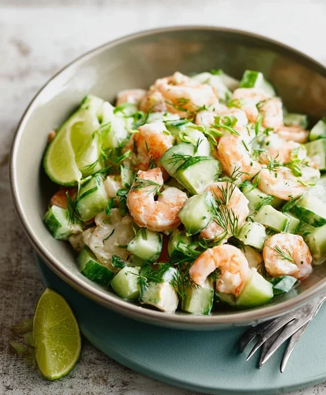 Cucumber Shrimp Salad