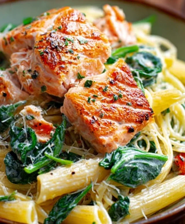 Salmon Spinach Pasta Dish: A Delicious and Nutritious Recipe to Try Today