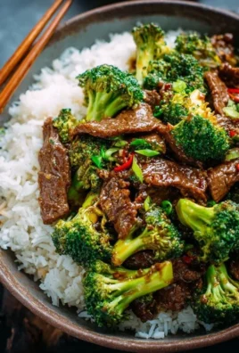 Chinese Beef and Broccoli (牛肉炒西兰花)
