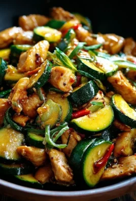 Chicken Zucchini Stir Fry
