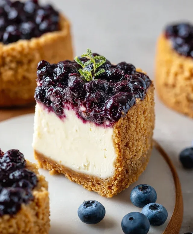 Blueberry Crum extract extractble Cheesecake