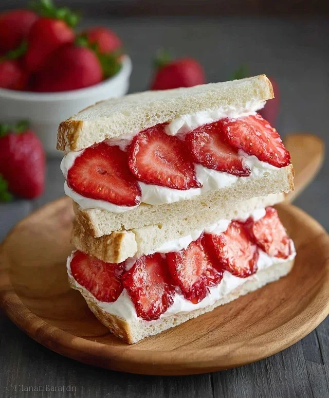 4-ingredient Strawberry Sando