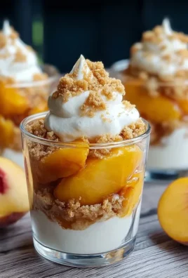 Classic Peach Cobbler Parfait