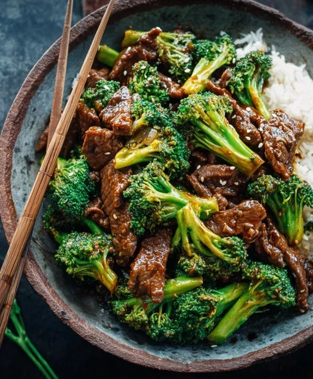 Chinese Beef and Broccoli (牛肉炒西兰花)