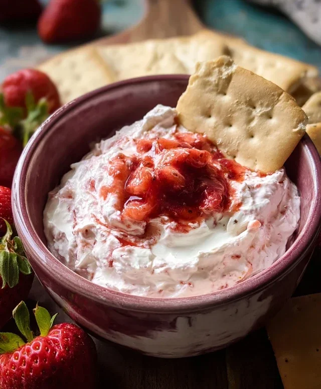Strawberry Cheesecake Dip