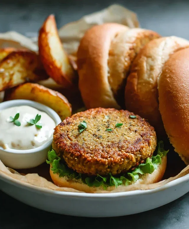 Easy 6-Ingredient Lentil Burgers