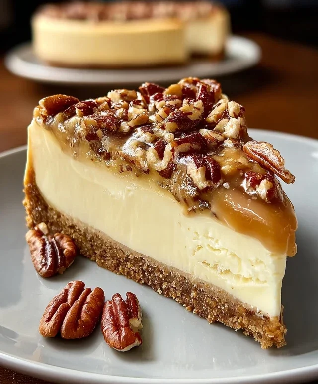 Butter Pecan Cheesecake