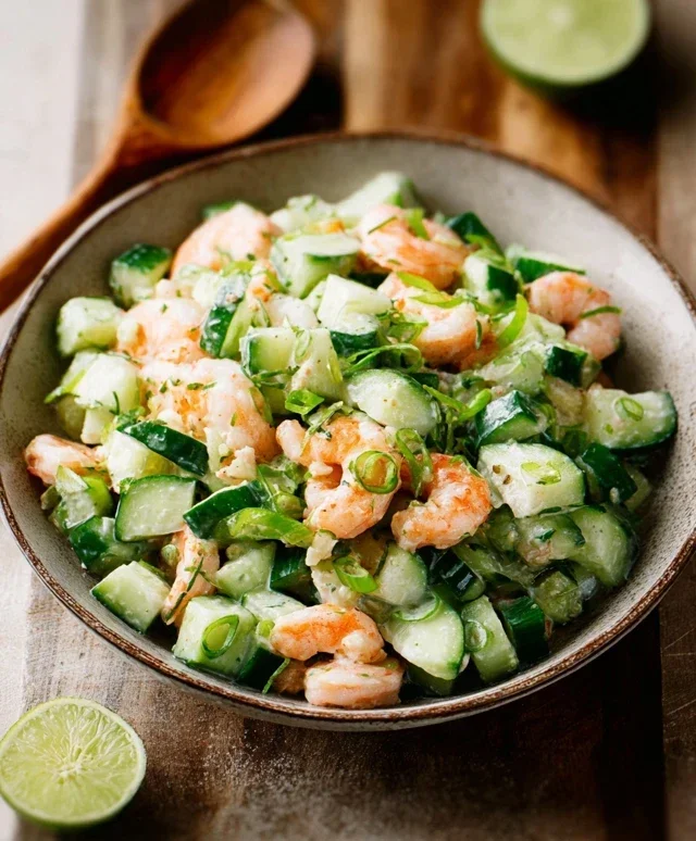 Cucumber Shrimp Salad
