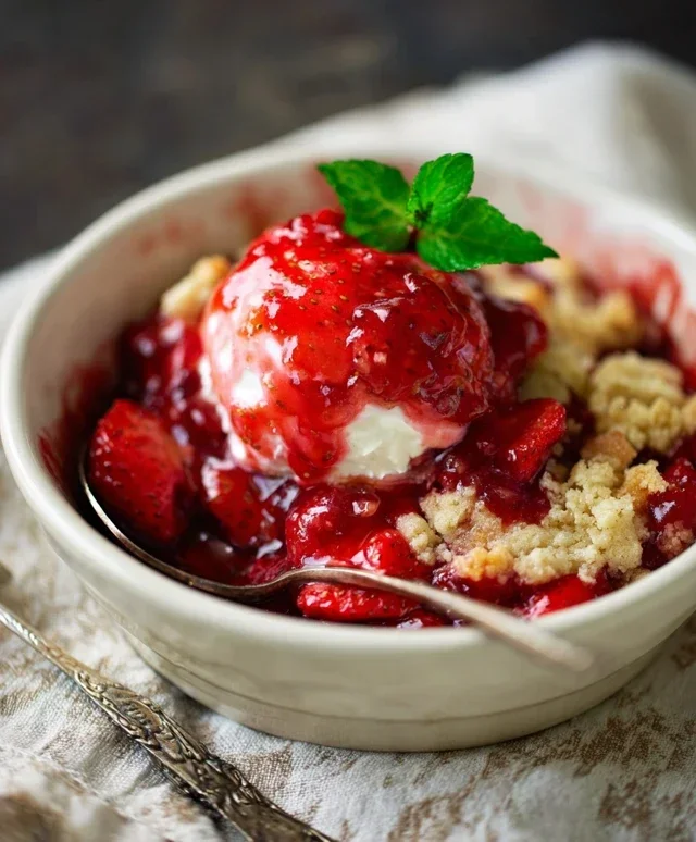 Strawberry Cobbler