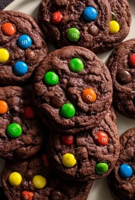 Chocolate M&M Cookies