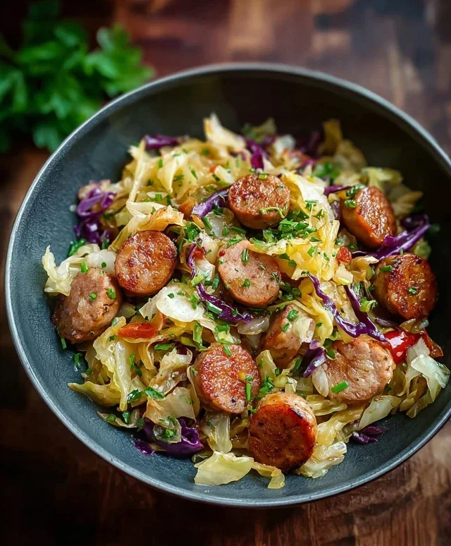 Easy Sausage and Cabbage Stir Fry
