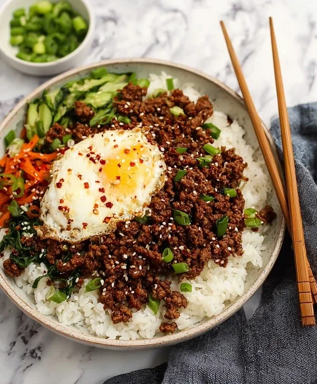 Korean Ground Beef Bowl (25-Minutes)
