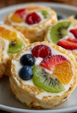 Cheesecake Fruit Salad Roll Ups