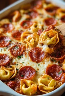Cheese Tortellini Beef Beef Pepperoni Pizza Casserole