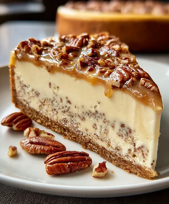 Butter Pecan Cheesecake