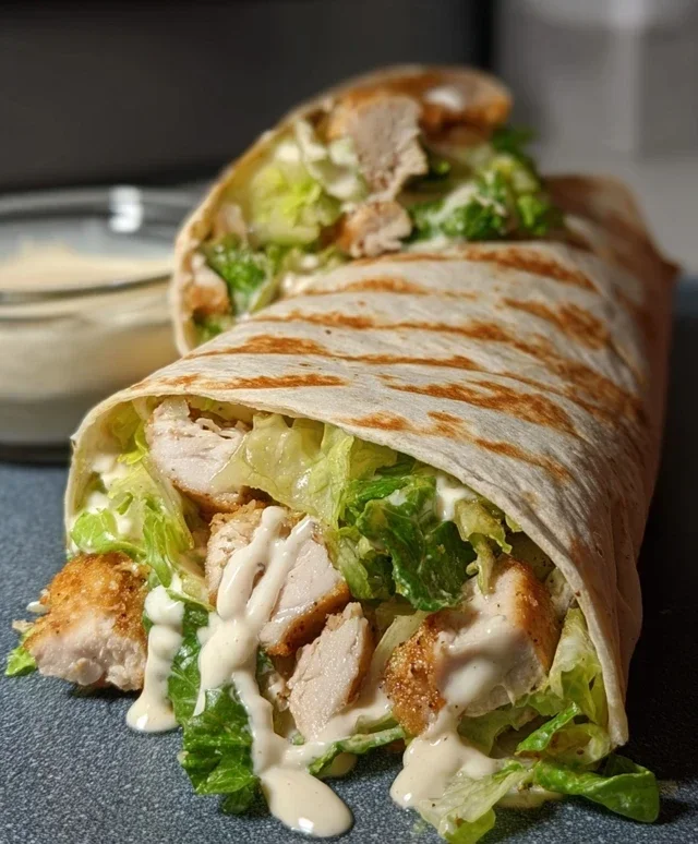 Chicken Caesar Wraps