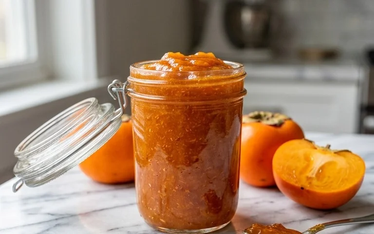 Simple 3 Ingredient Persimmon Jam