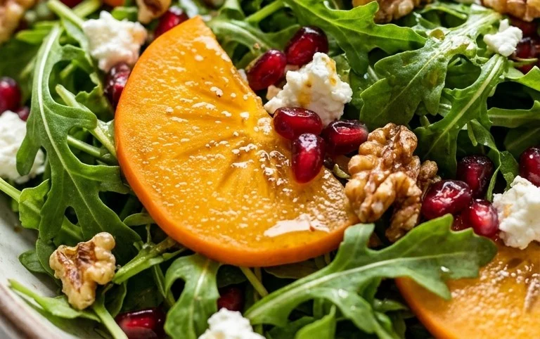 Arugula Persimmon Salad