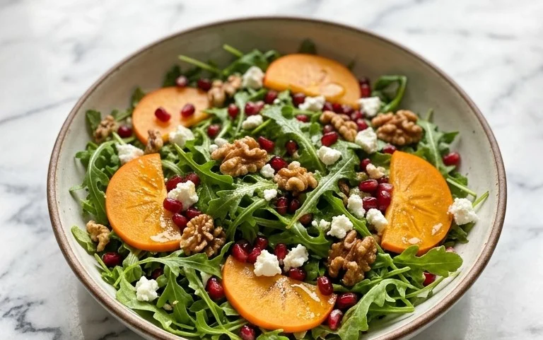 Arugula Persimmon Salad